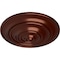 Ekena Millwork Classic Ceiling Medallion (Fits Canopies up to 4 1/8"), 13 1/4"OD x 1/2"P, Antique Copper CM13CLACS - alternate 3